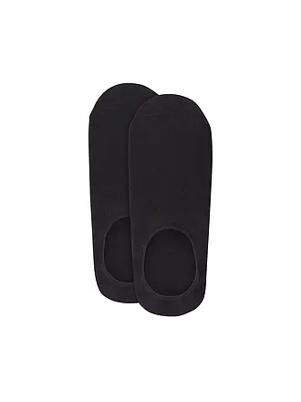 CAMANO | Füsslinge Lot de 2 COMFORT INVISIBLE gris clair chiné | schwarz